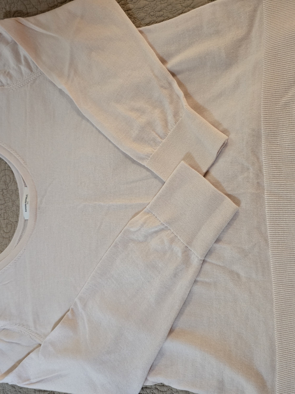 Light Pink Xl BANANA REPUBLIC 100% Merino Top